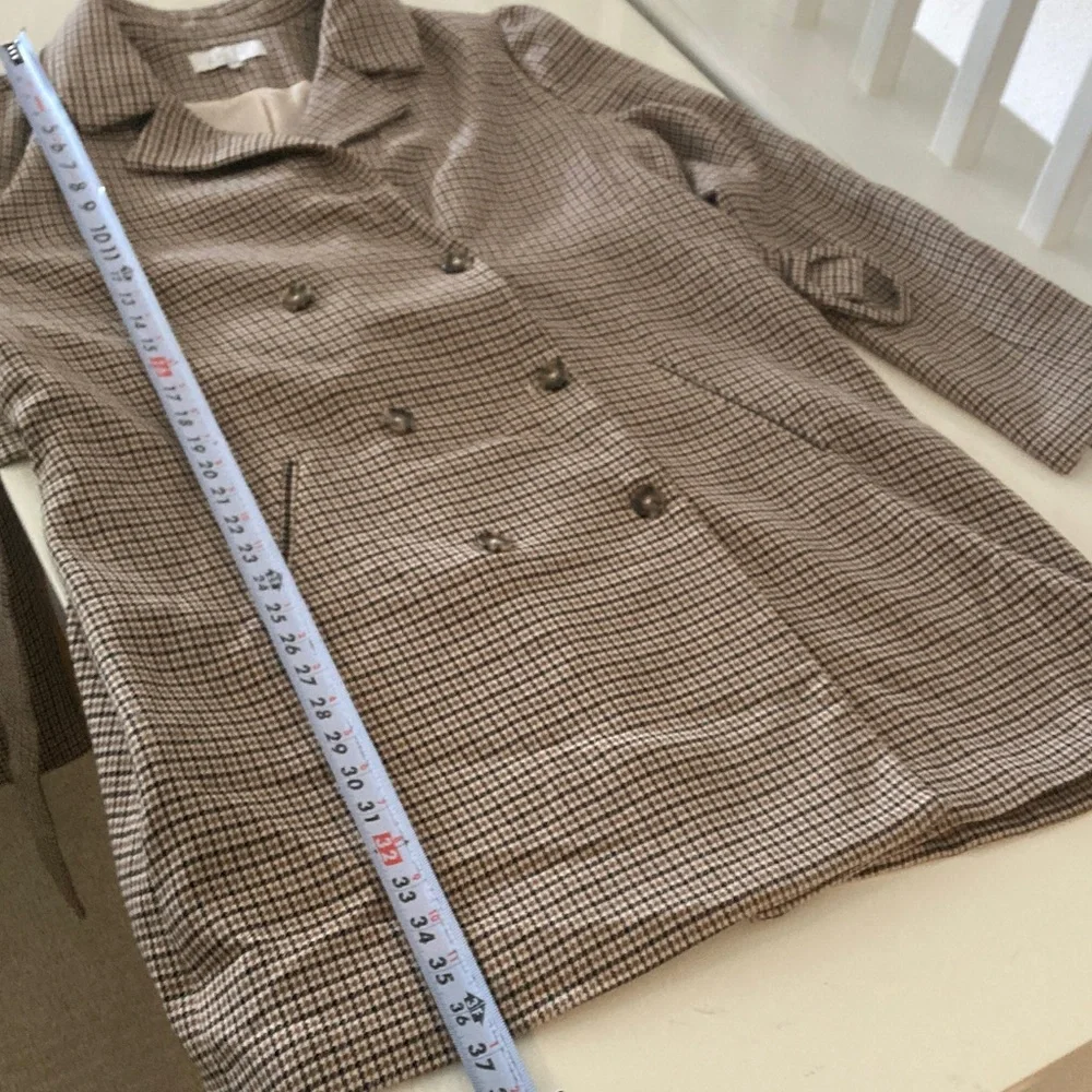 L’Academie Claire Coat Double Breasted Town and Country Jacket XL - Picture 7 of 10
